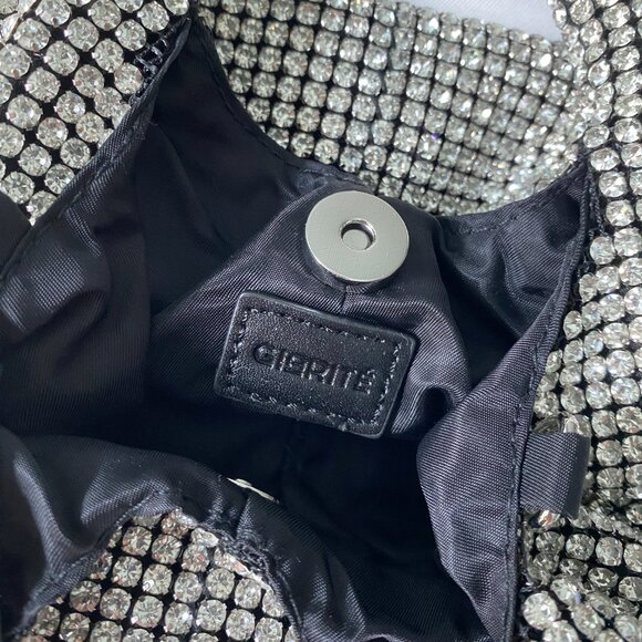 Giarite Brilly silver crystal handbag - Picture 4 of 10